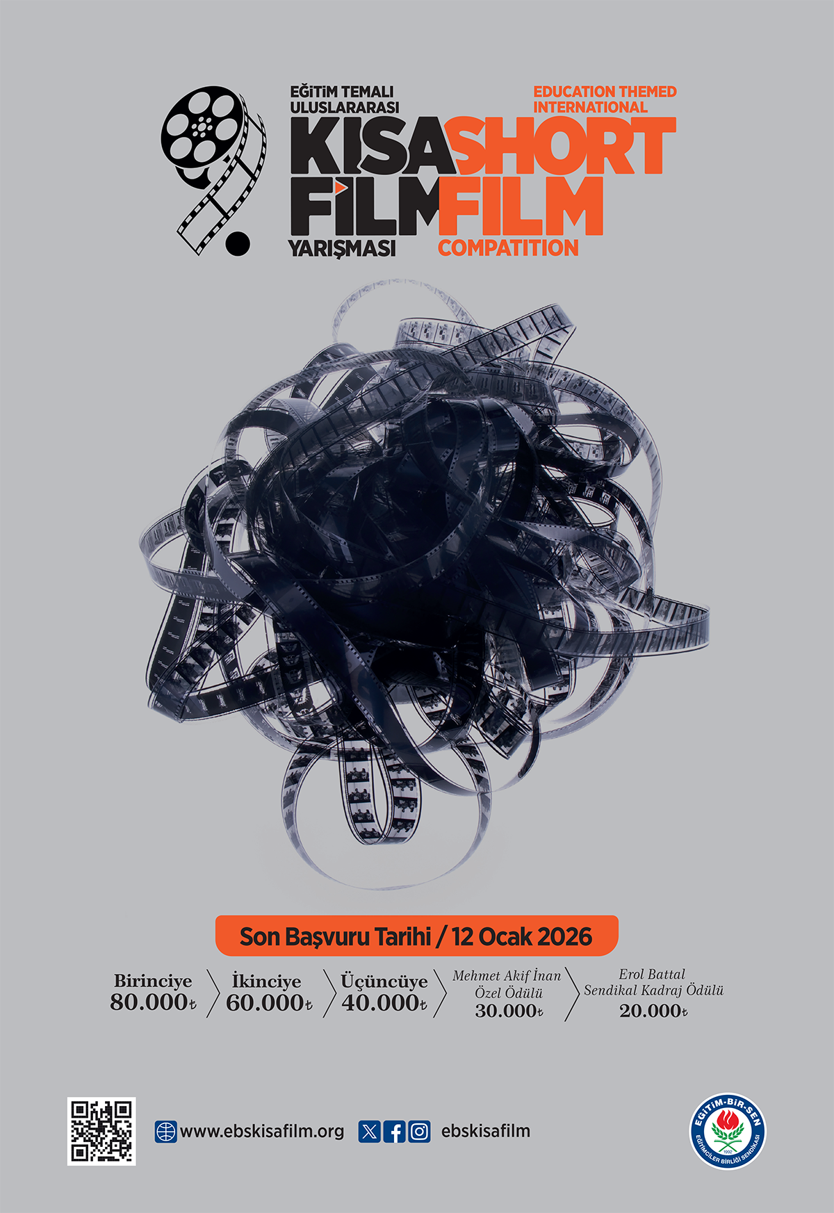 9. Uluslararası Eğitim Temalı Kısa Film Yarışması Afis